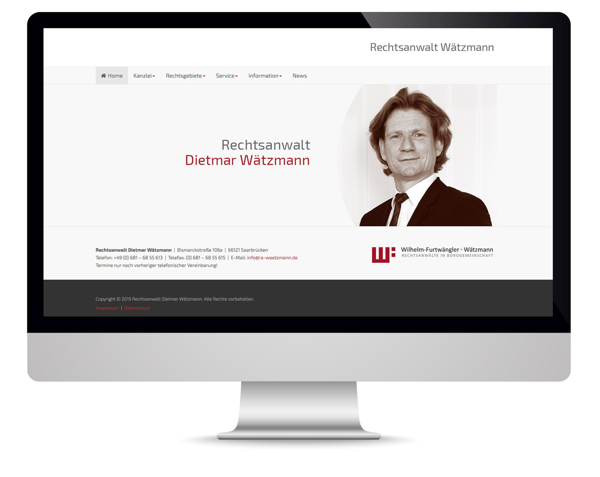 Rechtsanwalt Waetzmann iMac